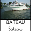 Bateau à moteur - moyens de transport