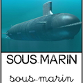 Sous-Marin - moyens de transports