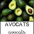 Avocats - légumes