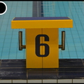 Plongeoir - piscine - 8334