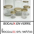 Bocaux en verre 