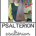 Psaltérion - instruments - musique
