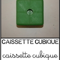 Caissette cubique - Sport - Construire