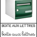 boite aux lettres