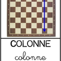 Colonne quadrillage