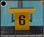 Plongeoir - piscine - 8334